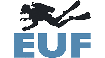 European Underwater Federation (EUF) logo